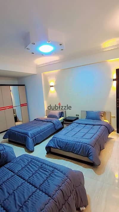 Furnished apartment for rent in Al-Zaytoun Al-Sharqiyyah 3 air conditioners chic tower