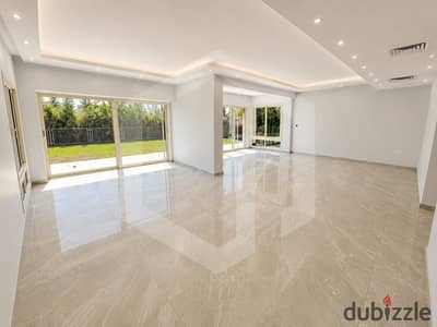 أول سكن – فيلا للإيجار بوحدات المطبخ والتكييفات بموقع مميز تطل علي لاندسكيب في جولف إكستنشن, بالم هيلز, مدينة 6 أكتوبر .