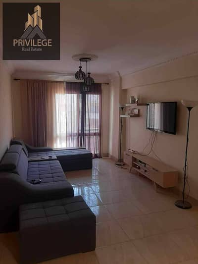 Furnished apartment for rent in Al-Fursan 125m 5th floor two bedrooms including a master air-conditioned and 2 bathrooms 2 elevators