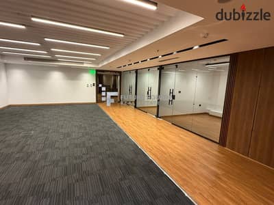 Office headquarters for rent 1000m air-conditioned-furnished in the strongest location in Maadi