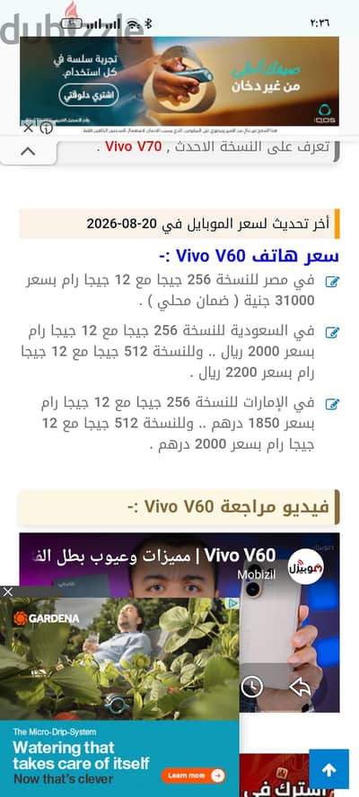 فيفو V60