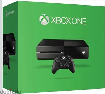 جهاز بحالت الزيرو ودراعو الاصلي ومجموعه العاب مميزهXBOX ONE