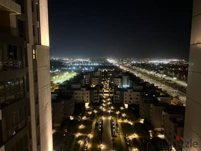 شقه 230 م ڤيو راقي مفروشه مودرن للايجار في ابراج ايون مراكز مول العرب دور عالي