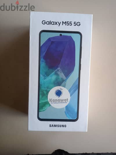 فرصه لن تتكرر موبايل samsung M55 مساحة 256 ورامات 8 جديد متبرشم