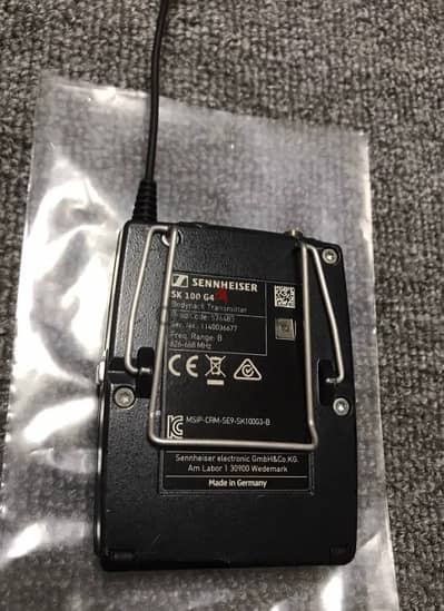 Sennheiser ew100g4 wireless microphone waist transmitter sk100g4,626-6
