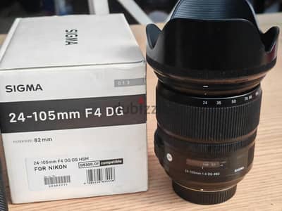 Sigma Art 24-105mm f/4 DG OS in excellent conditions