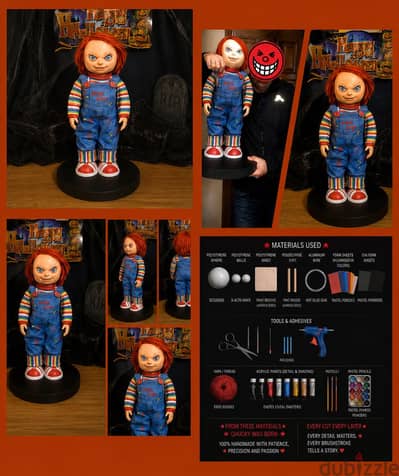 Handmade Chucky Doll | Life-Size Replica | 50+ cm