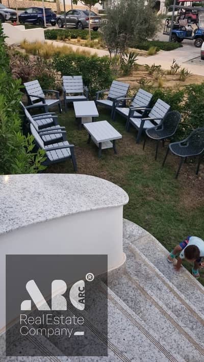 شاليه  بجاردن مدخل خاص تلات غرف وتلاته حمام ف مراسي جريك الساحل الشمالي اقل من سعر الماركت - Marassi northcoast