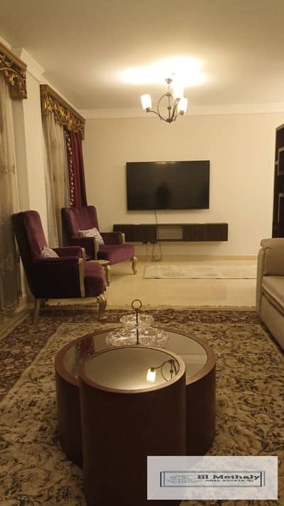 A distinctive furnished apartment for rent in Al Rehab City, New Cairo.