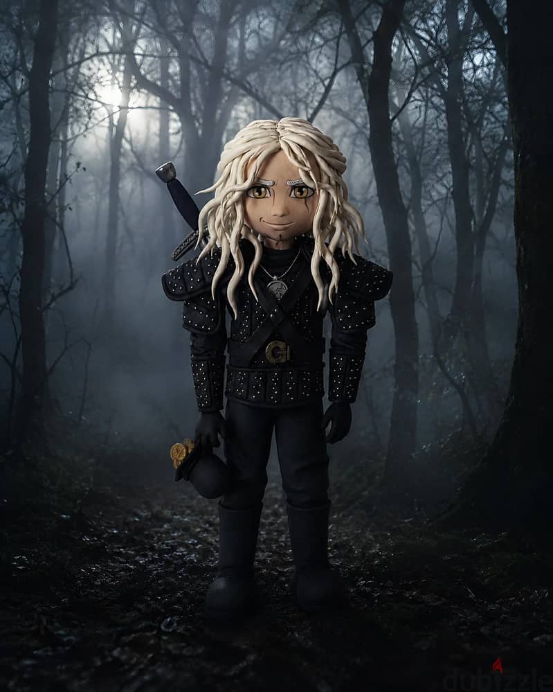 Handmade Geralt-Inspired Art Doll | The Witcher 2