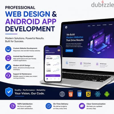 Web & Android App Design and Development