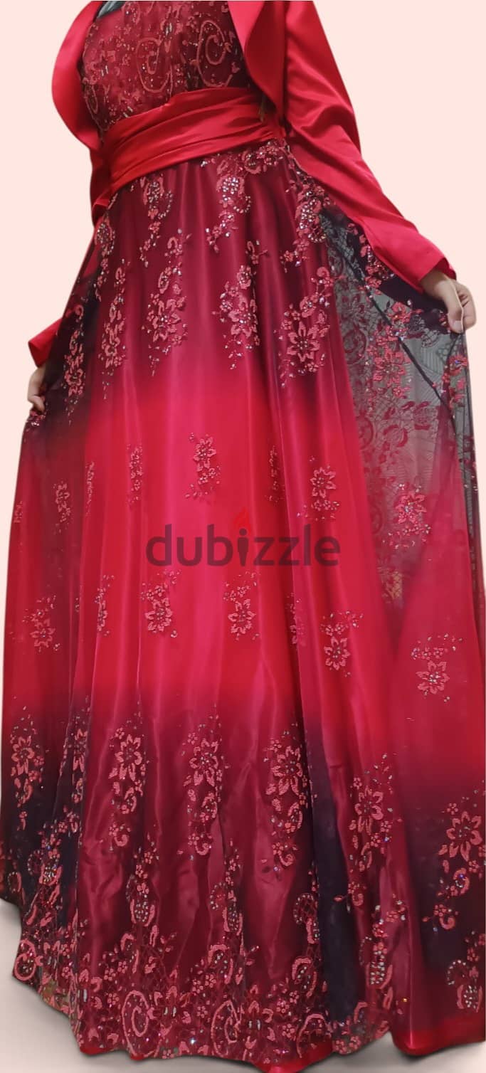 Dress, red, soiree 2