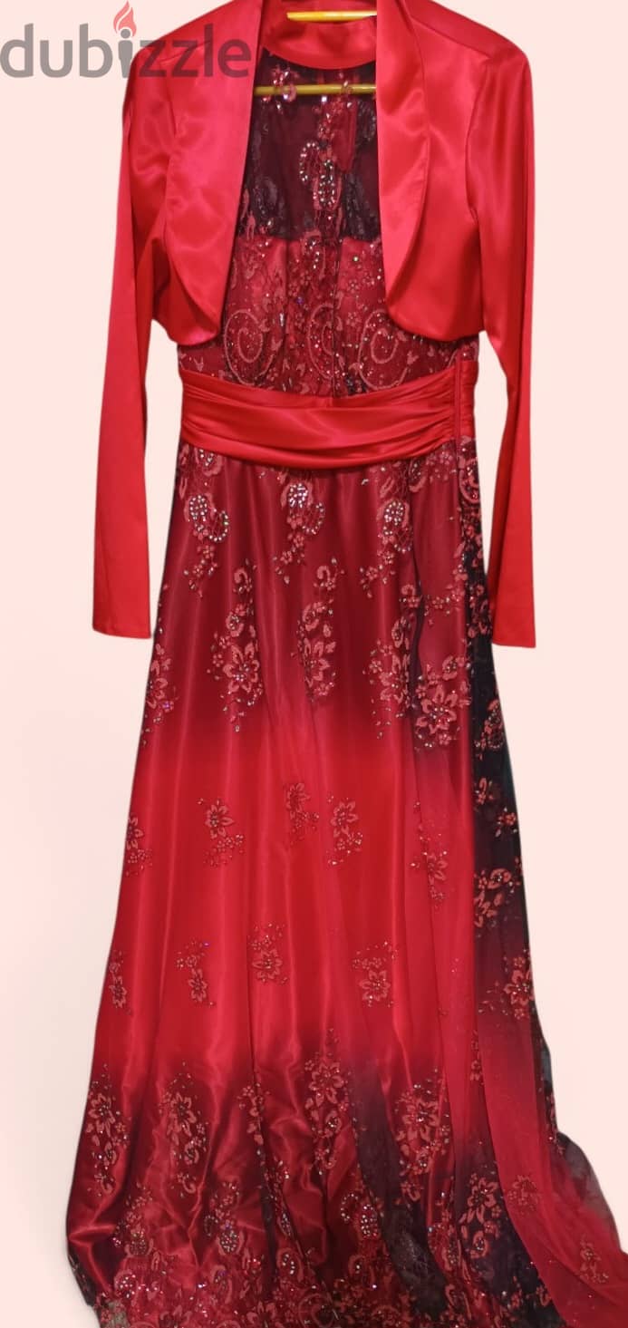 Dress, red, soiree 4