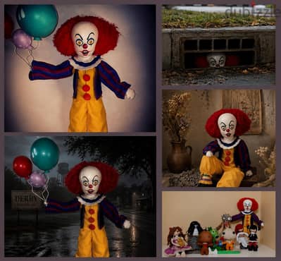 Handcrafted Pennywise Art Doll | IT | Tim Curry Inspired