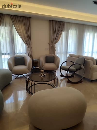 Apartment with Garden for Rent in Eastown Sodic New Cairo Fifth Settlement Golden Square Near AUC Prime Location