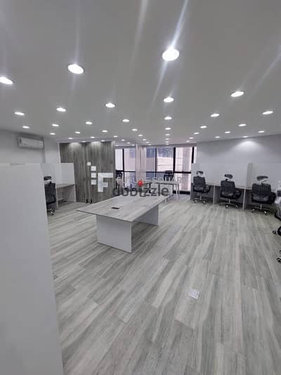 Office for rent 120m ultra-modern finishing for companies in an administrative building in Zahra Al-Maadi