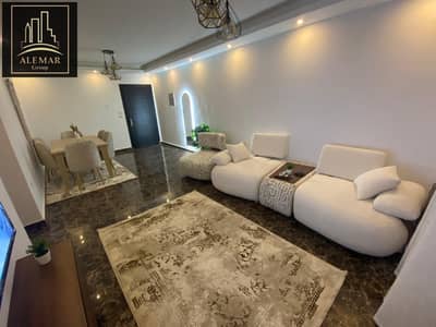 Furnished apartment for rent in Madinaty, a great deal, 96 sq m, second floor, garden view, right next to services and the Strip Mall