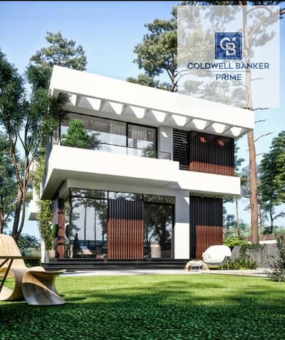 With only a 5% down payment and the longest payment period, a 440 sq m villa with a distinctive view in a prime location in New Cairo, Fifth Settlemen