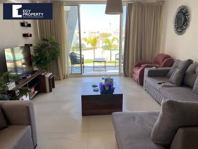 Chalet For Sale in Fouka Bay with Huge Private Garden, Pool View and Full Furnishing