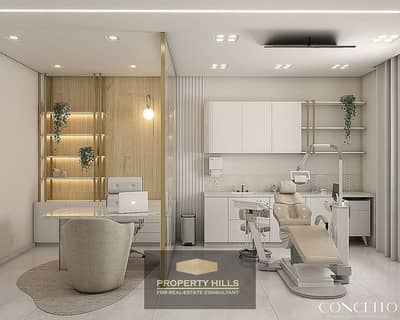 fully finished clinic in prim location direct in bostan road and waslet dahshour