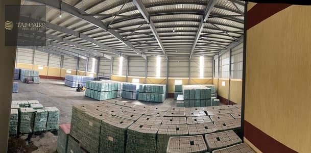 Licensed warehouse for rent in Abu Rawash  3800 m2 Net steel structure 2650 m2