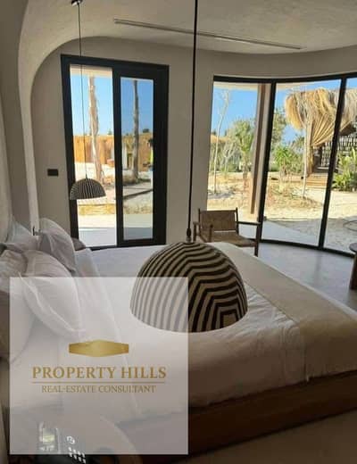 Finished chalet with two bedrooms for a down payment of 1,816,000 with a view of the sea, the finest and most distinguished in the coastal village.
