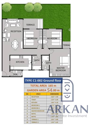  165m Apartment + 54m Private Garden in the Heart of Hadayek October | Ground Floor | Up to 8 Years Installment Pla ABn