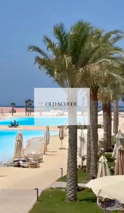 Duplex 1st Sea and Lagoon for sale ready to move fully finished in Playa Ghazala north coast