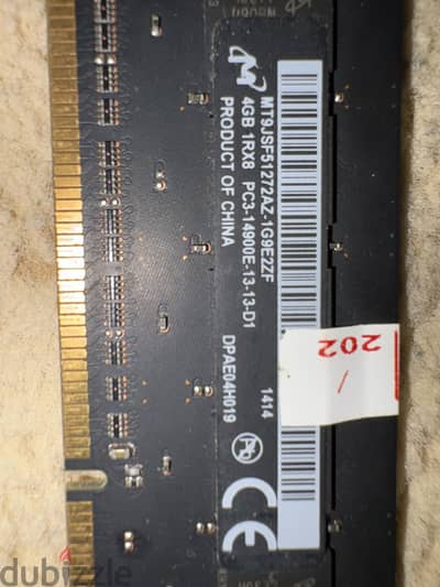 Ram ddr3 4gb 1866mhz
