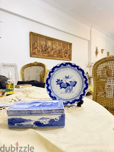Blue print decor