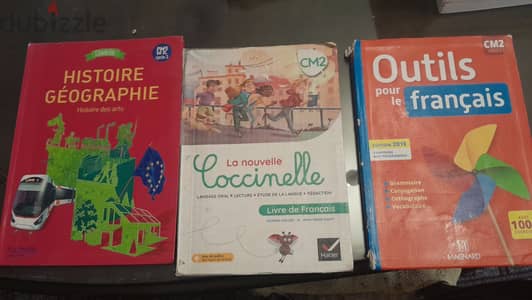 French educational used books for Cm2
