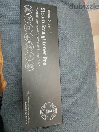  مكواة شعر Cherry & Berry Steam Straightener Pro – شبه جديدة جدًا 
