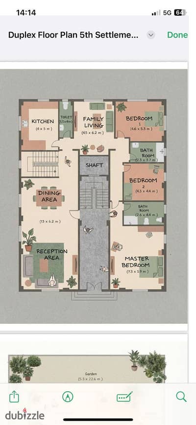 For sale, a duplex villa in the Fifth Settlement