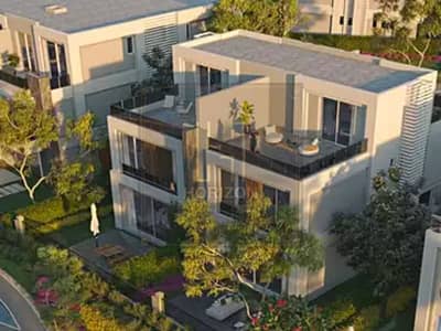 With lowest DP Town 235m for sale Compound Patio Town New Cairo