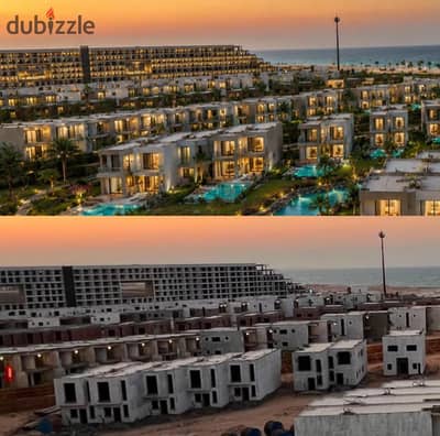 Direct Sea View في Celebration North Coast | شاليه 51م بمقدم 570 ألف