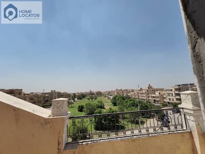 For sale, an apartment on the third floor in Al Yasmeen Villas, semi-finished, immediate delivery, First Settlement, New Cairo, steps from Al-Teseen Street, view of the largest garden.