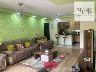 For Rent Ground Apartment with Garden ,Fully Furnished  ,in Prime Location ,in The Address, Sheikh Zayed
