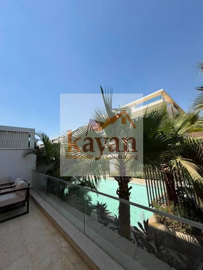 Apartment with a garden overlooking the lake for rent in lake view