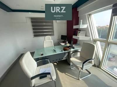 For sale a fully finished office and administrative headquarters front facing the plaza in a distinguished location minutes from Mivida and Downtown