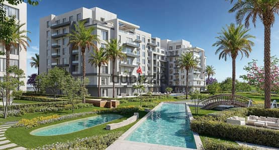 شقة كورنر 156م للبيع في Avelin New Cairo | 3 غرف | مقدم 10% وتقسيط 8 سنوات