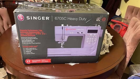 Singer heavy duty 6705C مكنك خياطة للبيع