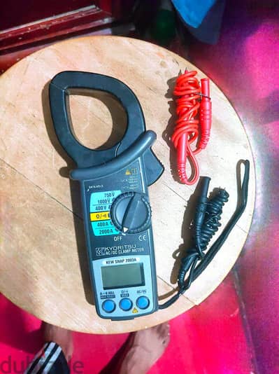 Kyoritsu KEW SNAP 2003A AC/DC Clamp Meter بنسة أمبير كيواريتسو ياباني