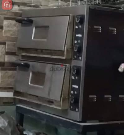 فرن بيتزا تجاري مزدوج (Double Deck Pizza Oven)