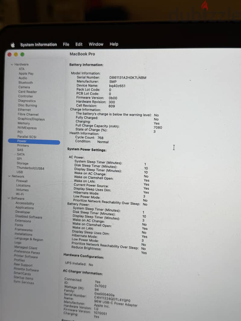 MacBook Pro Core i7 16 inches 2