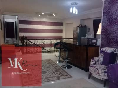 Duplex with Private Garde 317 sqm For Sale in Al Narges 4 Compound  Fifth Settlement. Super Lux Finishing