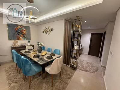 3-bedroom hotel-style apartment for rent in the Zed Towers compound, Sheikh Zayed.