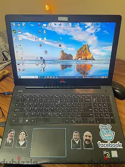 لابتوبت جيمينج DELL G3 هارد 1 تيرا+هارد 256 ssd+كارتين شاشة +رامات 24