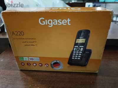 هاتف جيجاسيت من سيمنز آلمانى أصلى بكرتونته استخدم مرتين ثلاثة كالجديد