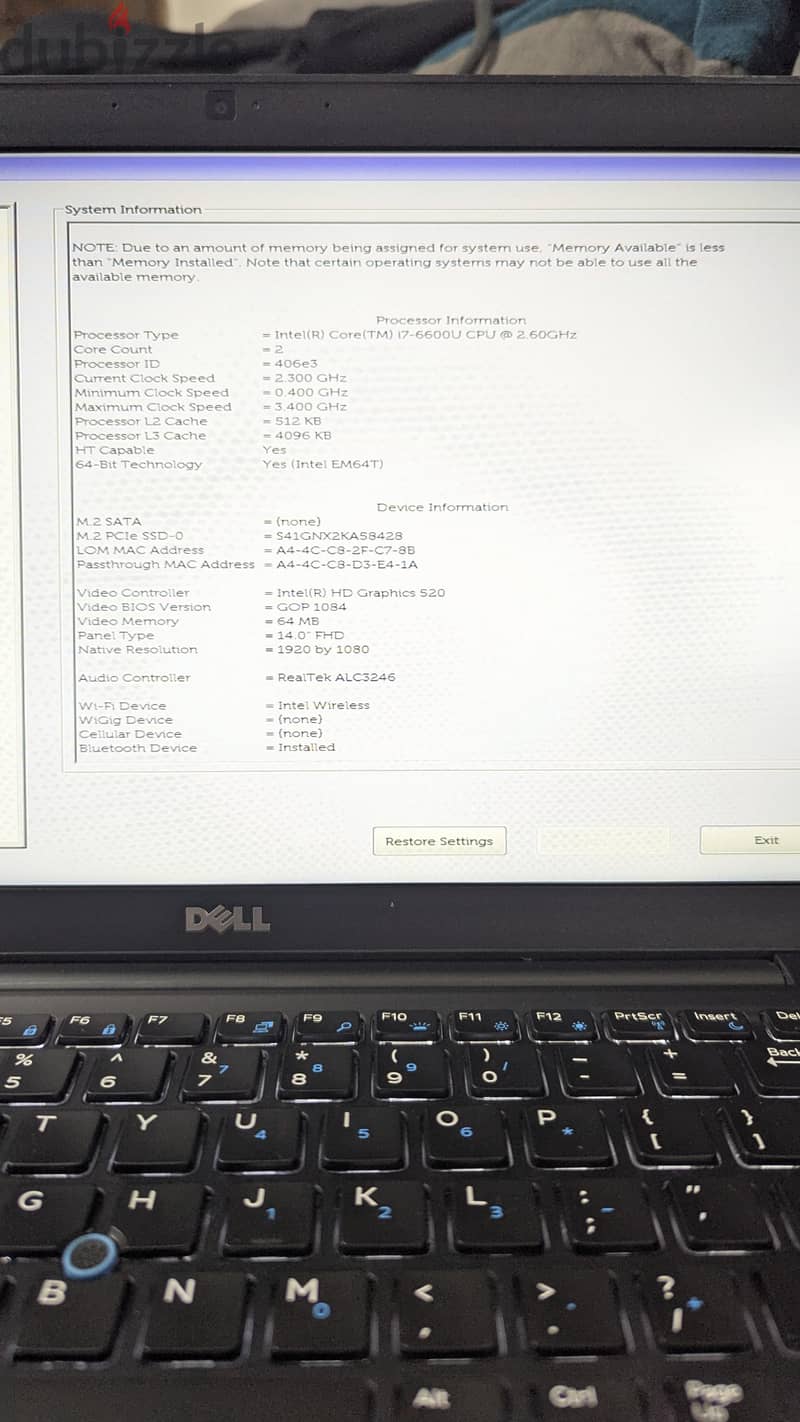 لابتوب dell latitude 7480 2