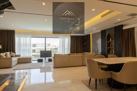 A prime location villa fully finished USL from a developer with a strong track record with a clear sea view of the park in New Cairo near Mountain